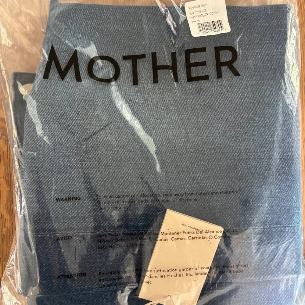 MOTHER The Spitfire Ankle Jean in dark wash (Whatever you Want) - Picture 5 of 5